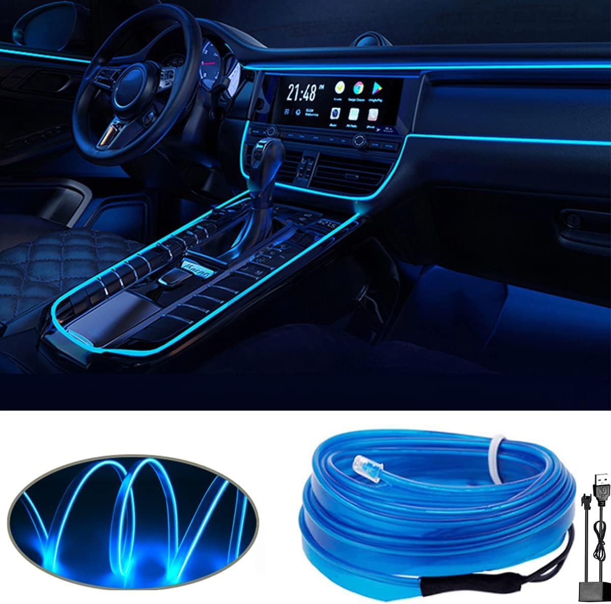 Luces Fibra Led Carro