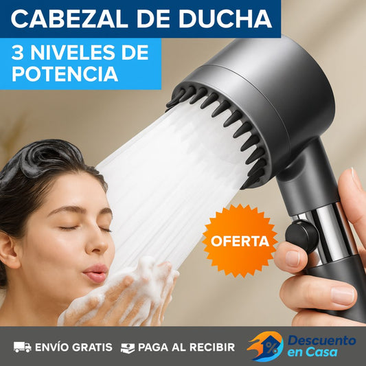 Cabezal de Ducha a Presión con Filtro