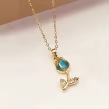 Collar Flor Tulipan + Caja de 🎁