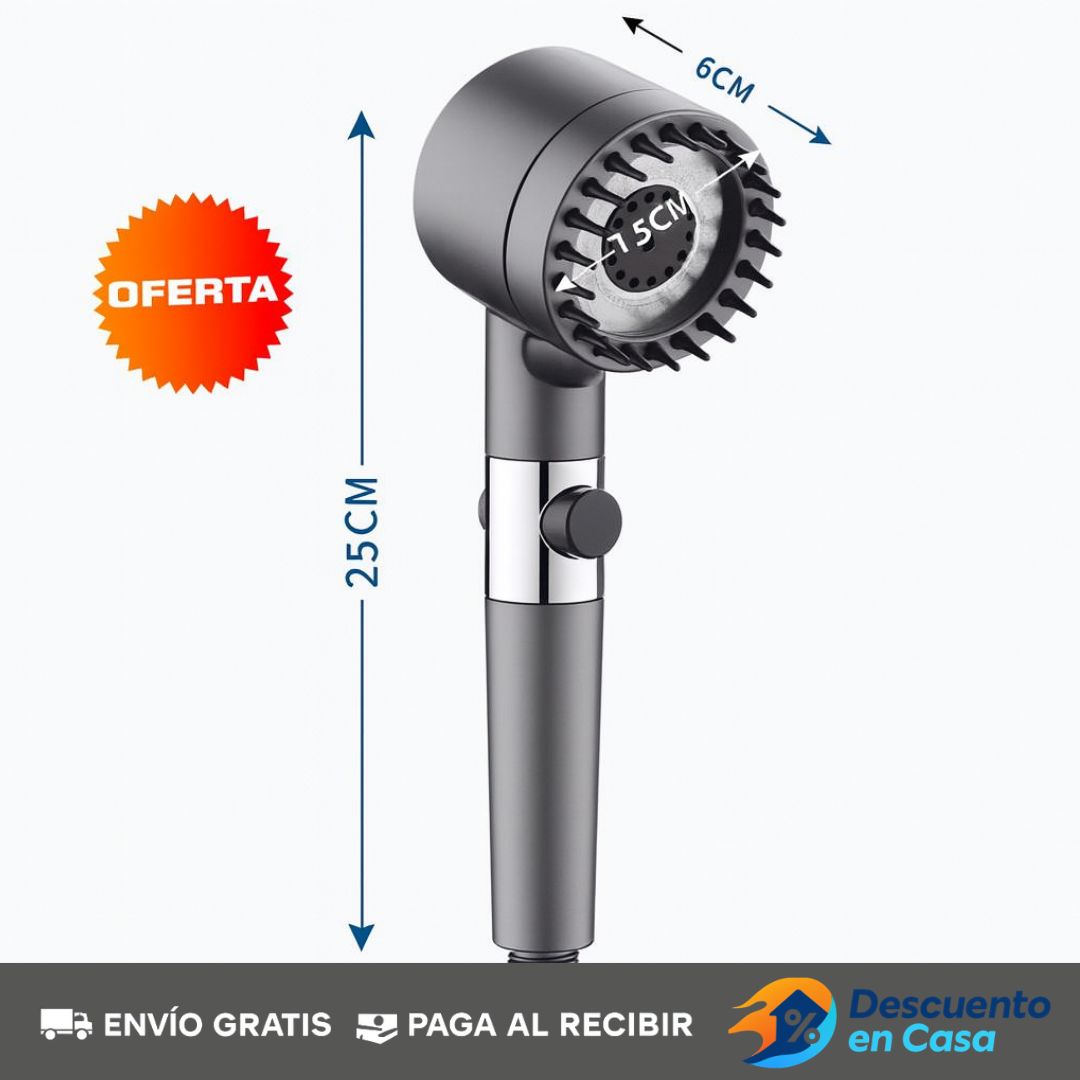 Cabezal de Ducha a Presión con Filtro