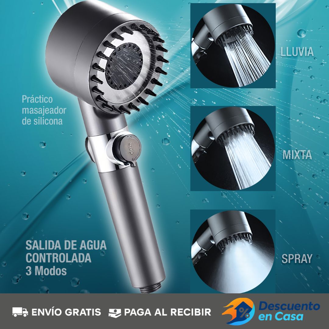 Cabezal de Ducha a Presión con Filtro